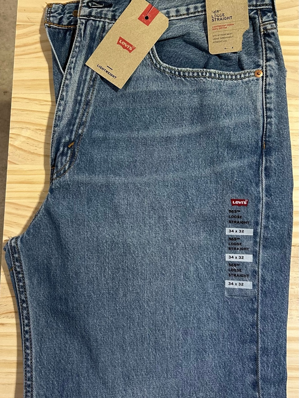 Levi's Light Blue Straight Jeans - Men's